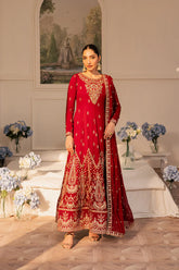 Hand-made embroidered neckline on organza from Emaan Adeel CIREL